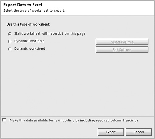 Task B Exporting data to Excel for cleanup and re-import