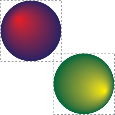 The pictured overlap of circles would cause a collision using hitTestObject() because the method uses the minimum bounding rectangle of each object