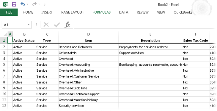 When you export a report to Excel, the data in the report’s columns and rows appear in columns and rows in the worksheet. If a report subtotals numbers, the workbook uses Excel’s SUM function to add up the workbook cells that make up the subtotal.If you choose the “Update an existing worksheet” option, QuickBooks can update values in an existing worksheet without overwriting most of the edits you’ve made.