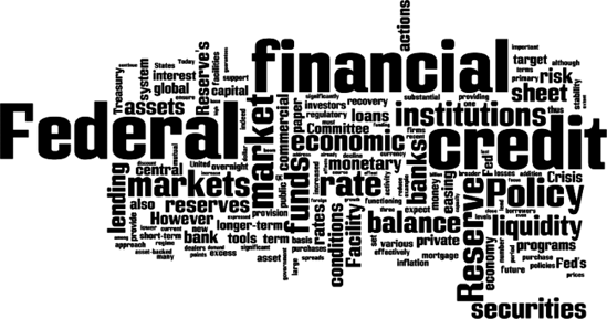 Bernanke Speech Analysis: Word Cloud.: Source: www.wordle.net