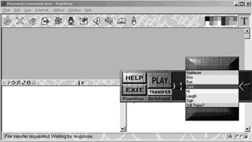 PowWow Instant Messaging Screenshot (from Wikipedia)