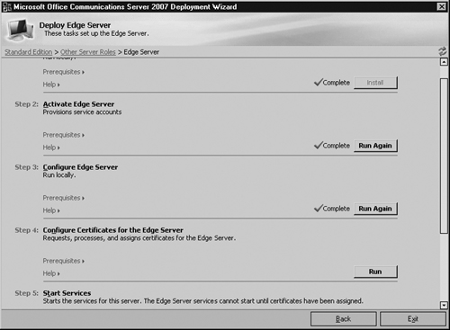 Configuring Certificates with the OCS Deployment Wizard