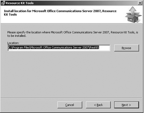 The Resource Kit Tools Install Location