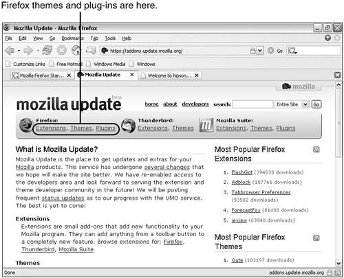Mozilla’s update web page covers all its products. We will go to the Firefox pages.