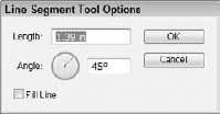 The Line Segment Tool Options dialog box
