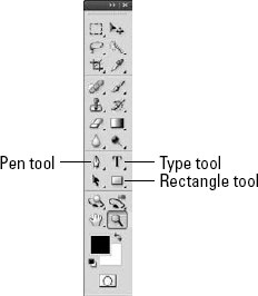 The Photoshop drawing tools