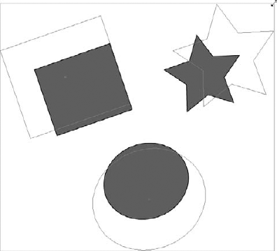 Scaling objects with the Shift key held down maintains the proportions of the object; with the Option/Alt key held down, it scales the objects about the selection center.
