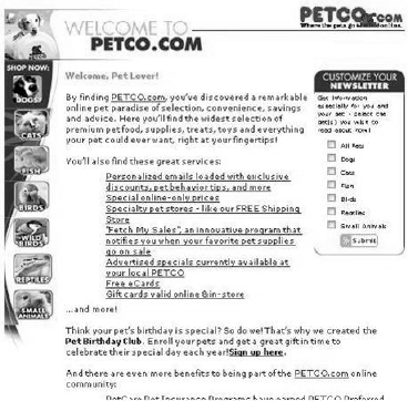 Petco.com welcomes additional conversation.