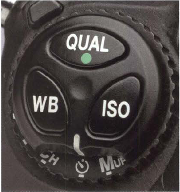 On most dSLR cameras, setting the ISO requires you to work two controls-an ISO hlltwn and a change dial.