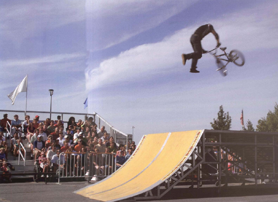 Stunt Rider at the State Fair