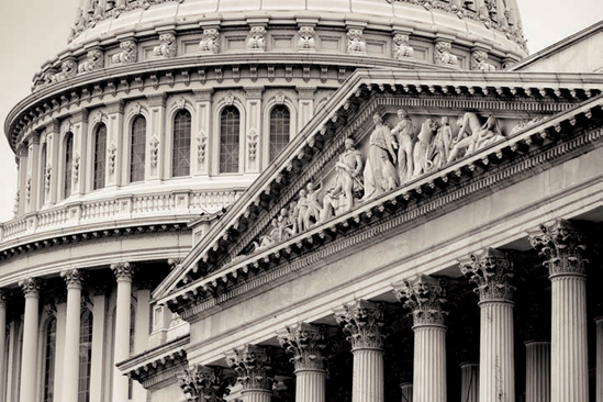 The east side of the Capitol, looking from its north end (see C on the map). Taken on an early, overcast morning at ISO 500, f/4, 1/200 second with a 150mm lens.