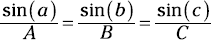 Law of sines
