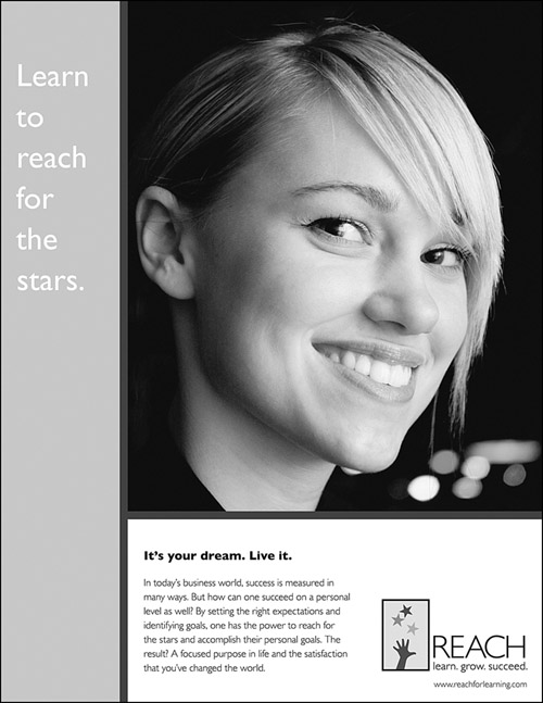 A typical page layout designed in InDesign.