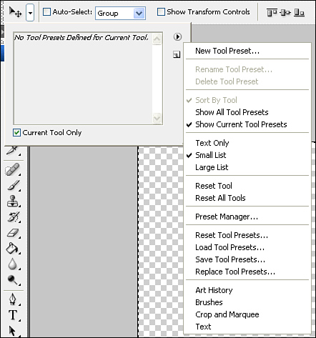 Create new presets with commonly used settings.