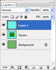 Create and manage layers in the Layers panel.