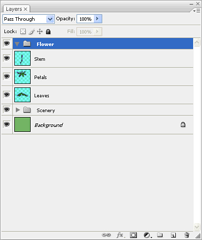 Use layer groups to group large numbers of layers.