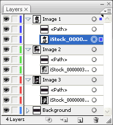 The Layers panel indicates the hierarchy for the entire Illustrator file.