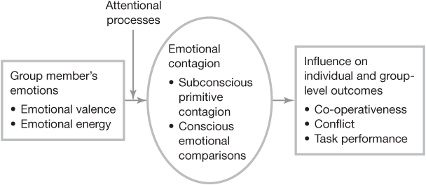 FIGURE 1.6 A model of group emotional contagion.