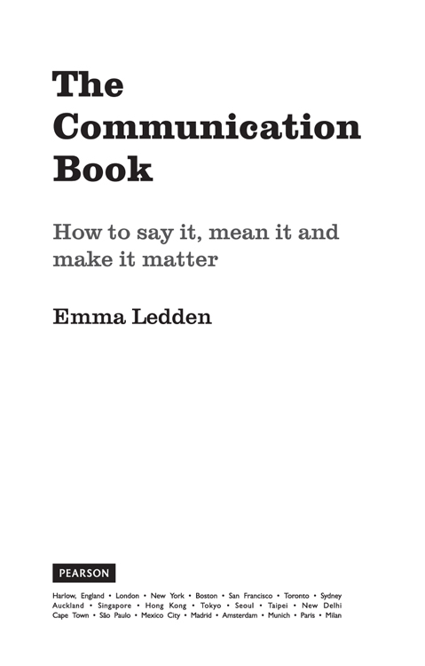 The Communication Book