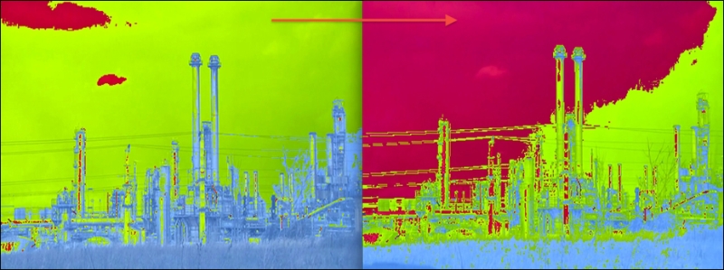 Applying effects to moving images