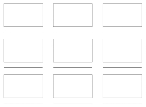 Drawing your storyboard