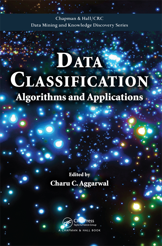 Data Classification: Algorithms and Applications: cover image