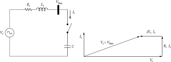 Figure showing capacitor switching.