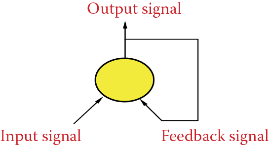 Image of Simplest network structure with feedback