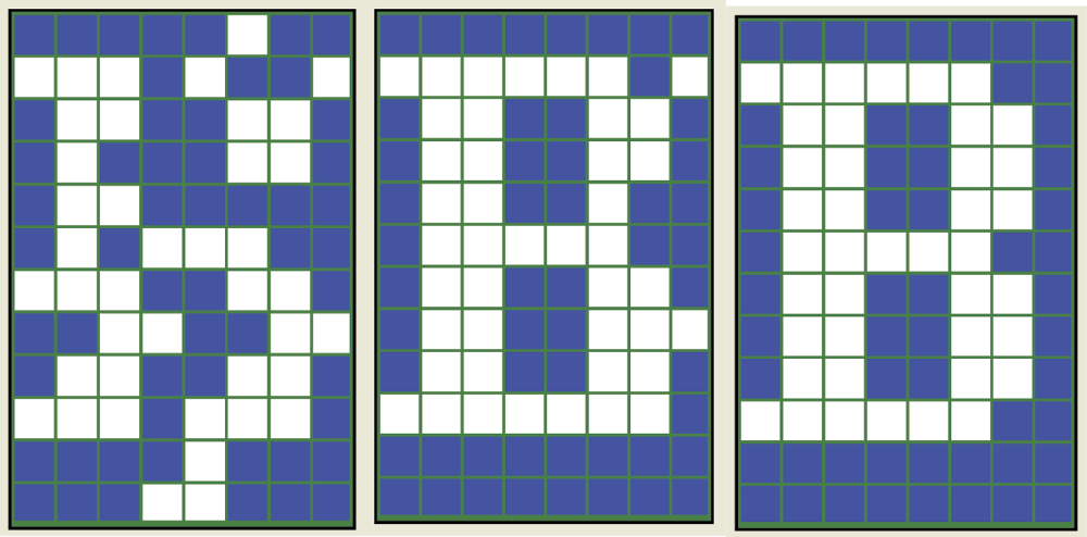 Image of Associative memory reproducing a negative of a remembered pattern