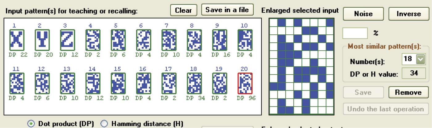 Image of Pseudo-random patterns based on initial X, Y, and Z characters