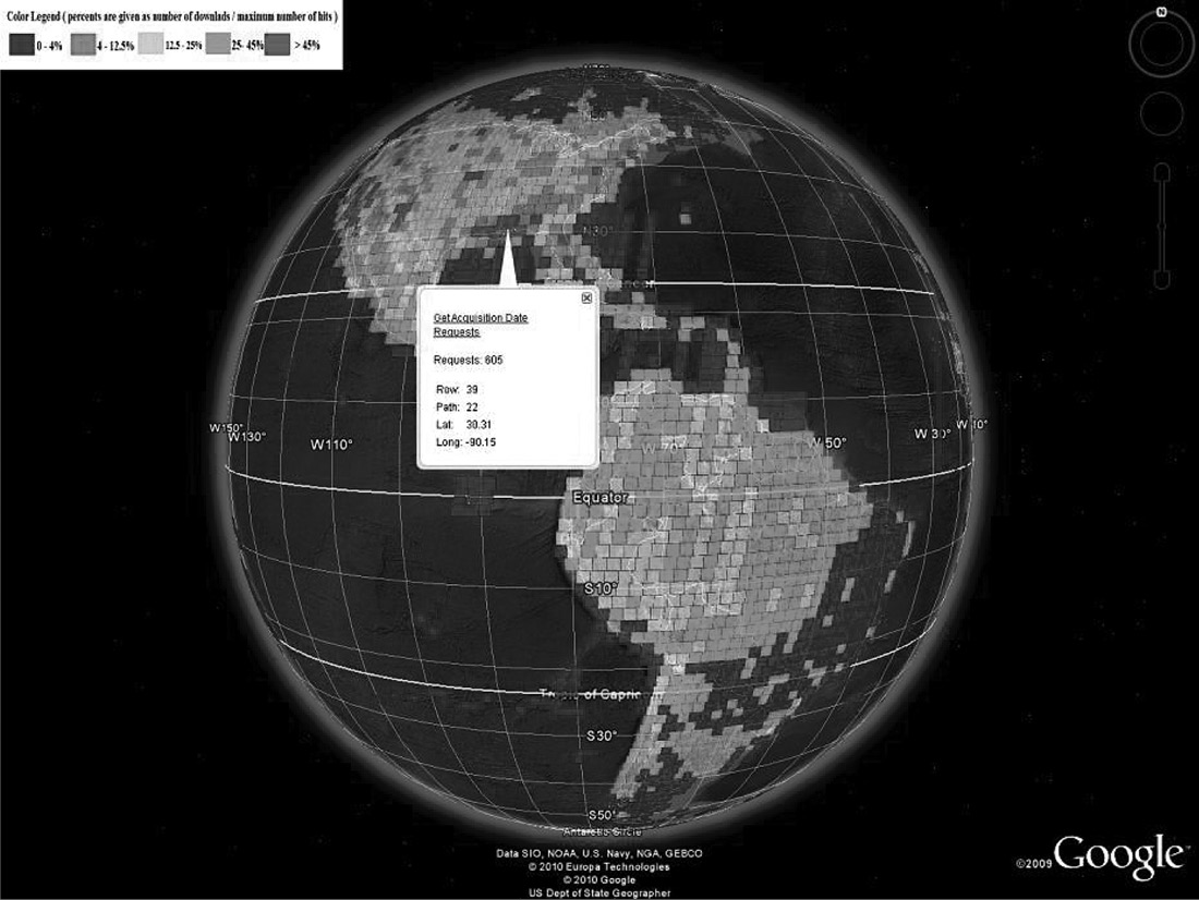 Image of Visualization results of North America and South America