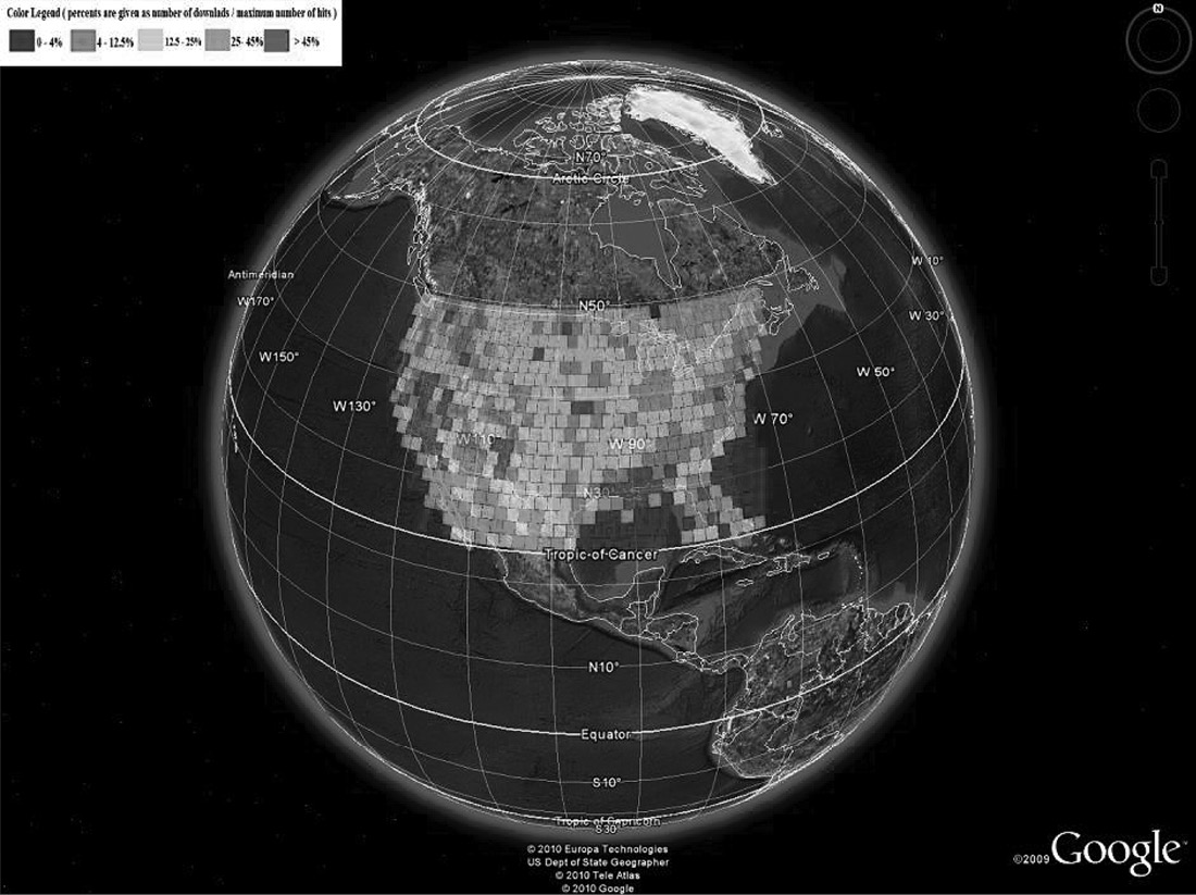 Image of Visualization results of the United States