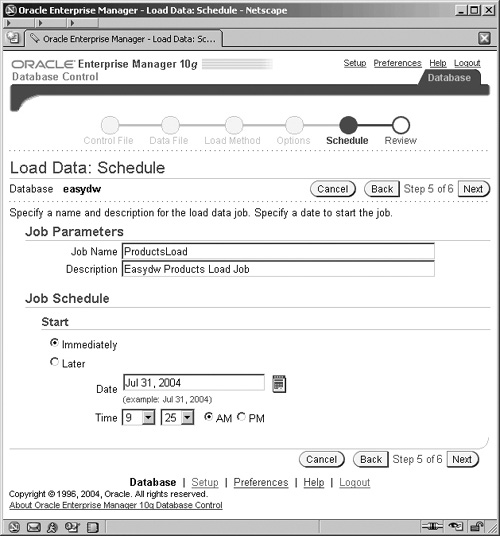 Scheduling the Load