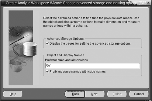 Advanced Storage and Naming Options