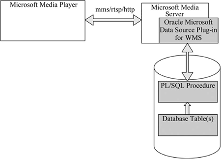 Microsoft Windows Media Services with Oracle interMedia