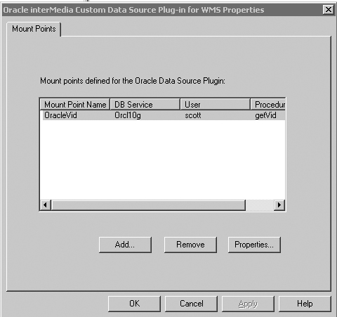 Data Source Plug-in Mount Points