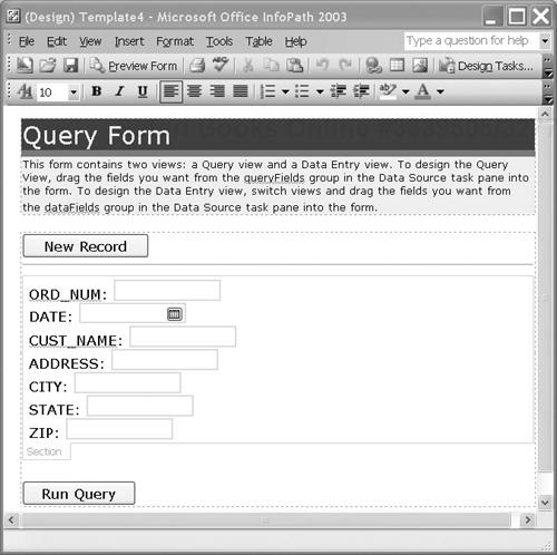 The Query view
