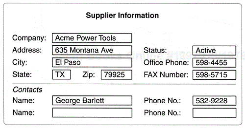 An example of a data-collection sample.