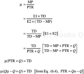 Some Characteristics of a Special Case Two-Phase Model