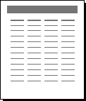 The Columnar list/report layout places fields in a single row across the page.