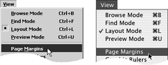 Check your margins by switching to Layout mode and choosing View > Page Margins.