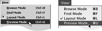 Before printing, you can choose View > Preview Mode or use your keyboard: (Windows) or (Mac).
