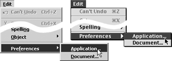 To set up the Web Companion on a Windows or pre-OS X machine, choose Edit > Preferences > Application.