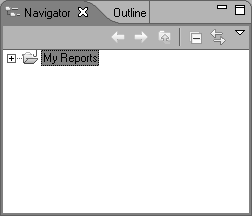 A project in the Navigator view