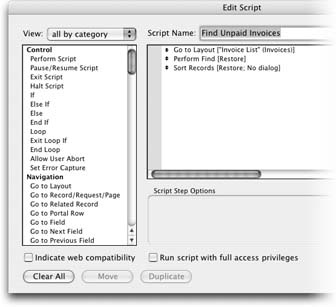 Your finished script should look like this. It wasn’t too hard to build, and it’s very easy to understand. No other scripting tool makes writing scripts this easy. And as you’ll find out soon, this ease doesn’t mean the scripts themselves have to be simple.