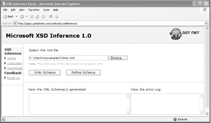 Microsoft XSD Inference tool in IE