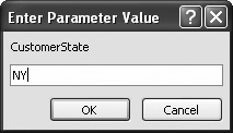 Every time you run this query, you can home in on a different state. Here, you’re about to see customers in New York.