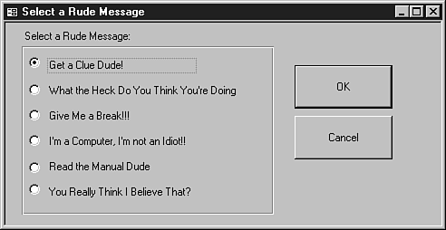 The rude messages builder.