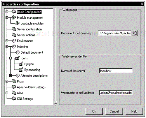 Configuring basic properties.