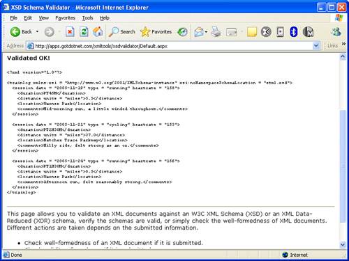 The online XML Schema Validator serves as an excellent tool for validating an XML document against an XSD schema.